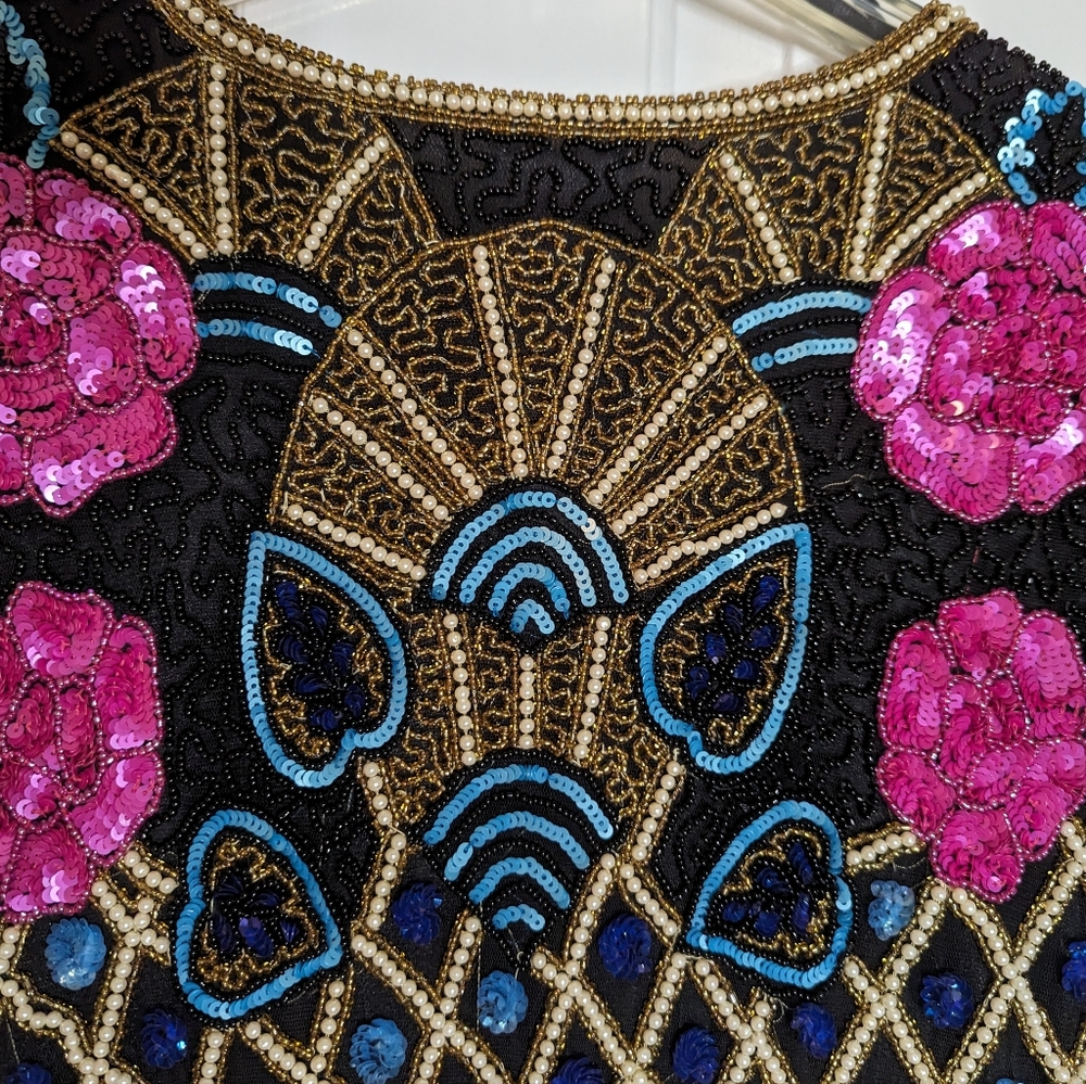 NWT Beautiful Beaded Jacket Large - Picture 4 of 5